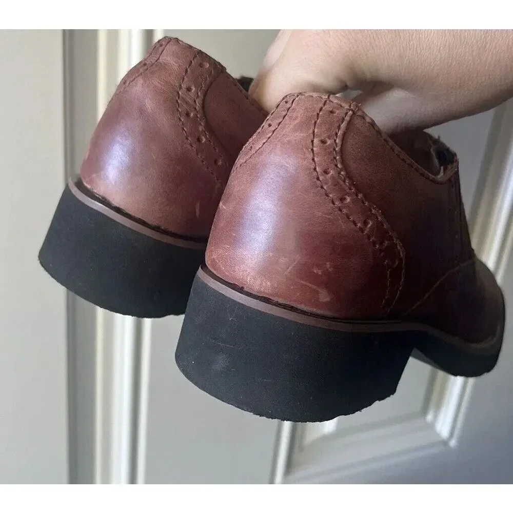 Roper Slip On Loafers Boot Look Brown Size 5.5 Women’s Western Style